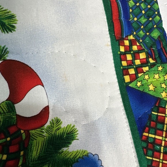 Quilt Christmas Advent Calendar Cheri Stole 28" x 32" Completed The Snowflakes - Picture 6 of 6